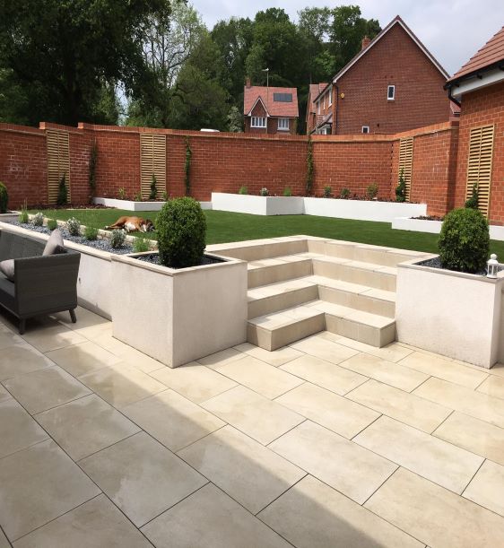 Indian Stone and Porcelain Paving