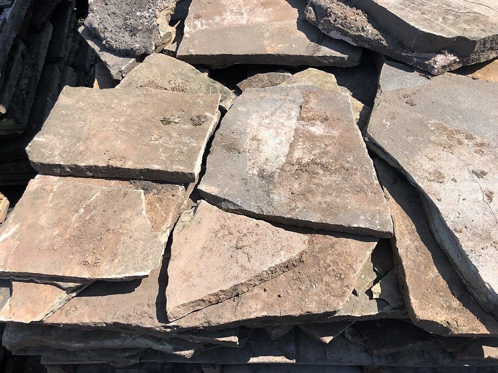 Reclaimed York Stone, Crazy Paving (Sold per/m2)