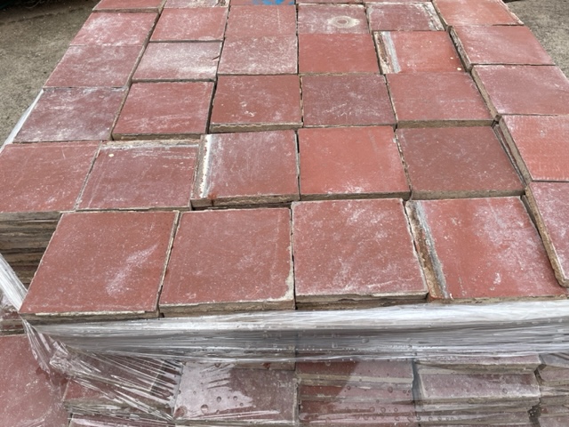 Acme Quarry Floor Tiles (Red) 155mm x 155mm x 16mm