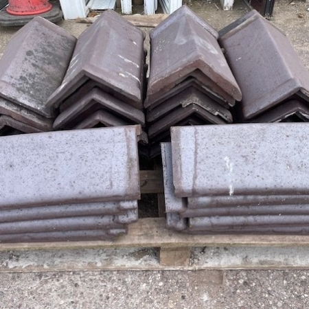 Segmented Ridges Interlocking Plum Interlocking Ridge (105 degree)
